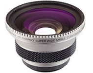 Raynox HD-5050 Pro High Definition Wide Angle Lens for Camcorders with a 37mm Thread, with 6 Adapter Rings