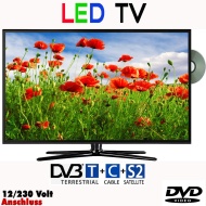 Reflexion LDD-1970, LED Fernseher 19 Zoll 48 cm, DVB-S /S2, DVB-T, DVB-C, DVD, USB, 230V +12Volt, Energieeffizienzklasse A