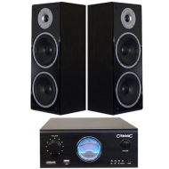 Brand New Citronic HS80 DJ Speaker Monitor &amp; Amp System with USB MP3 Input HS 80