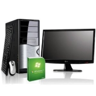 DEViLO PC-Set 1130 mit 54.6cm TFT-Monitor (21.5&quot;) | AMD Bulldozer FX-4100 mit 4x3.6GHz (Turbocore bis 4x 3,8GHz) | 8GB DDR3-1333 Dual-Channel | 1000 G