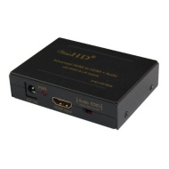 ViewHD HDMI to HDMI + Audio | Audio Extractor | Converter (SPDIF + RCA L / R Switch with Programmable Audio EDID) (EU VHD-H2HSAs)