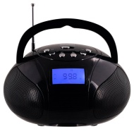 August SE20 - Mini Syst&egrave;me St&eacute;r&eacute;o MP3 Bluetooth - Radio Portable avec Haut-Parleur Bluetooth Puissant - Radio R&eacute;veil FM avec Lecteur de carte SD, de c