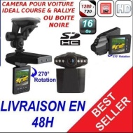 CAMERA HD 16 GO EMBARQUEE SPORT VOITURE VISION NOCTURNE - YONIS
