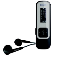 Philips SA25 2 GB Flash MP3 Player with FM Radio (Black)