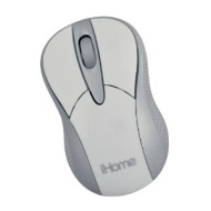 iHome IH-M183ZW - Wireless Laser Netbook Mouse - 2.4 GHz - USB - White