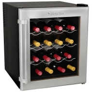 EdgeStar 16 Bottle Deluxe Wine Cooler with Wood Shelves