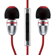 Atomic Floyd Mini Darts Stereo Headset Earphones with in line Remote
