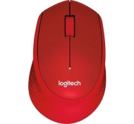 Logitech M330 Silent Draadloze Muis Rood