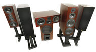 Aerial Acoustics LR5, CC5, LR3, SW12 surround speaker system