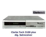 Clarke-Tech 3100 Plus USB PVR ready silber