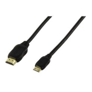 2M mini HDMI Type C to HDMI Standard Type A, for Digital HD Cameras &amp; HD Camcorders, Newest Version - V1.4