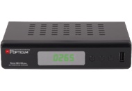 OPTICUM RED Terra 265 Plus DVB-T2 HD Receiver (HDTV, DVB-T2 HD, Schwarz)