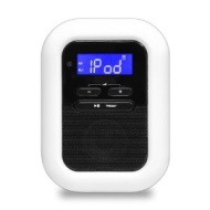 Pyle PICL36B Clock Radio with 30-Pin iPod/iPhone Dock, FM Radio, AUX Input, LED Nightlight &amp; Dual Alarm Clock