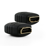 HDMI Adattatore Accoppiatore ? Nero (24K Placcato Oro v1.3 &amp; v1.4 &amp; 2.0 Supportati 1080p Full HD)