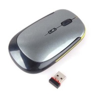 2.4G Wireless USB Optical Mouse with Mini Receiver Grey
