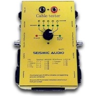 Seismic Audio - Cable Tester - Test XLR, 1/4 TRS, 1/4 TS, Speakon (2 and 4 Pole), RCA, MIDI (3 and 5 Pin). Includes Test Leads. Audible Test Tone. Bou