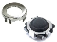 BLACKBERRY OEM TRACKBALL IN BLACK WITH CHROME FRAME - FITS Bold 9000, Curve 8900, 8300, 8310, 8320, Pearl 8100, 8110, 8120 &amp; 8800 - TECHGE