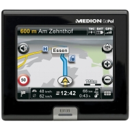 Medion GoPal E3132 Design Navigationssystem (8,9 cm (3,5 Zoll) Display, Kartenmaterial Europa 22)