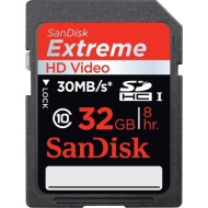 SanDisk Extreme 32GB SDHC Memory Card