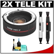 Vivitar Series 1 2x Teleconverter (4 Elements) Kit + Lenspens + Cleaning Kit for Canon EF Lenses &amp; Digital SLR Cameras