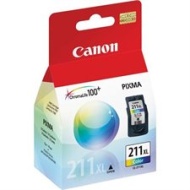 Canon&reg; 2975B001 (CL-211XL) High-Yield Ink, 349 Page-Yield, Tri-Color, Sold as 1 Each