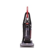 Sanitaire True HEPA Commercial Bagless/Cyclonic Upright Vacuum, Red