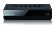 Tekcomm TCT 1500 Ricevitore DVB-S (Single-Tuner, 1 Scart, uscita digitale coassiale, USB 2.0), colore: Nero