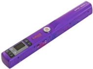 VuPoint Solutions PDS-ST441PU-VP Magic Wand Portable Scanner w/ Preview Display, 900 DPI Resolution, USB 2.0 (Purple)