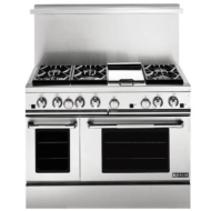 Jenn-Air 48 in. Manual Clean Gas Range with Dual Ovens