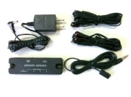 Compact IR Repeater system allows you to Control Home Theater Components Located behind Cabinet Doors