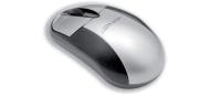 Compucessory Mini Optical Mouse 800dpi Cordless USB for Notebook Silver and Black Ref CCS30224