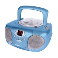 Groov-e GVPS713BE Boombox Portable CD Player with Radio