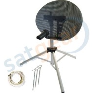 Netgadgets Portable 43cm Mini Dish Satellite Kit without Satfinder