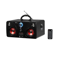 AUDIOLA AH 0238 SISTEMA AUDIO ALTOPARLANTI SUBWOOFER E CANALE BASSREFLEX LETTORE MP3 RADIO USB SD CON TELECOMANDO ...