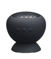 Digix miniBoom Portable  Bluetooth Speaker - Great Sound, Water Resistant with Built-in Microphone - Black