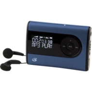 GPX - 2GB MP3/WMA Digital Audio Player w/ Expansion Slot - Blue