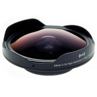 Opteka Platinum Series 43mm 0.3X HD Ultra Fisheye Lens for Canon VIXIA HV30, HG10, HV20, &amp; HV40 Digial Video Camcorders