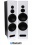 Limitless Creations RADIANT4 Dual 8&quot; 3-way Bluetooth Floor-Standing Speakers w/Line-In, Mic-Inputs, &amp; 3.5mm Aux-In