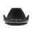 Mennon DC-sn 58 Improved Screw Mount 58mm Flower Lens Hood with Cap, Black