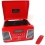 Steepletone Classic Roxy 2 Red with Record Turntable - CD Player with Remote control + FM / AM Radio &amp; USB MP3 Player port