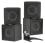 JA Audio 2" Diamond Cube Speakers - Black (Pair)