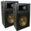 New Band Karaoke PA DJ Pro Audio 15&quot; Deluxe Two Way Monitor Speaker Pair PPT15C