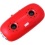August MB100R Lecteur Baladeur MP3 Portable avec Haut-parleurs St&eacute;r&eacute;o Int&eacute;gr&eacute; et Lampe LED - Couleur: Rouge