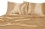 Elite Home Products Collection Silky Luxurious Woven Satin 4-Piece Sheet, Queen, Gold