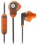 Yurbuds Adventure Series Venture Talk In-Ear Earphones with 1-Button Mic and Remote - Burnt Orange/Grey