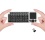 FAVI Entertainment FE01-WH Mini 2.4GHz Wireless Keyboard Touchpad with Laser Pointer (White)