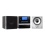 Auna CA-263BT Mini Kompaktanlage Bluetooth Stereoanalage Hifi Anlage (MP3-CD-Player, USB-SD-Slot, UKW-Radio) silber-schwarz