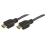 BIGtec 1.4 High Speed 1,8m HDMI Kabel mit Ethernet FULL HD 1080p 1,8 m 1,80m St/St vergoldet / schwarz HDMI 1.4
