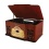 Electrohome EANOS502 - Turntable Real Wood Stereo System with Record Player, USB Recording, MP3, CD &amp; Radio
