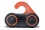 Oroview Waterproof Stereo Bluetooth Shower Speaker and Speakerphone, Orange/Black